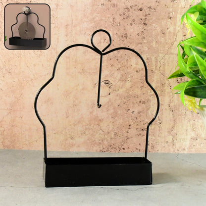 Mosquito Coil Holder Stand with Ash Catcher Tray, Hanging and Tabletop Coil Burner for Home, Bedroom, Balcony, Garden and Outdoor Use (1 Pc)