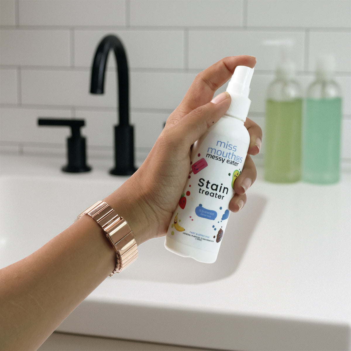 Fabric and Surface Stain Remover Spray 120ml | Quick-Action Stain Cleaner for Clothes, Upholstery, Sofa and Household Fabrics