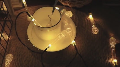 String Lights for Decoration | 14 LED Rain Drop Fairy Lights