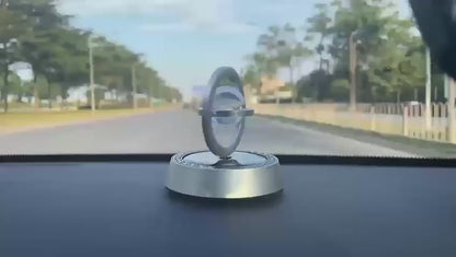 Solar Energy Rotate Car Perfume Diffuser – Premium Aluminium Alloy Aromatherapy for Your Car