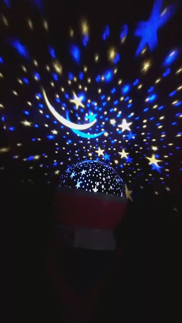 Star Master Rotating 360° Moon Night Light Lamp Projector