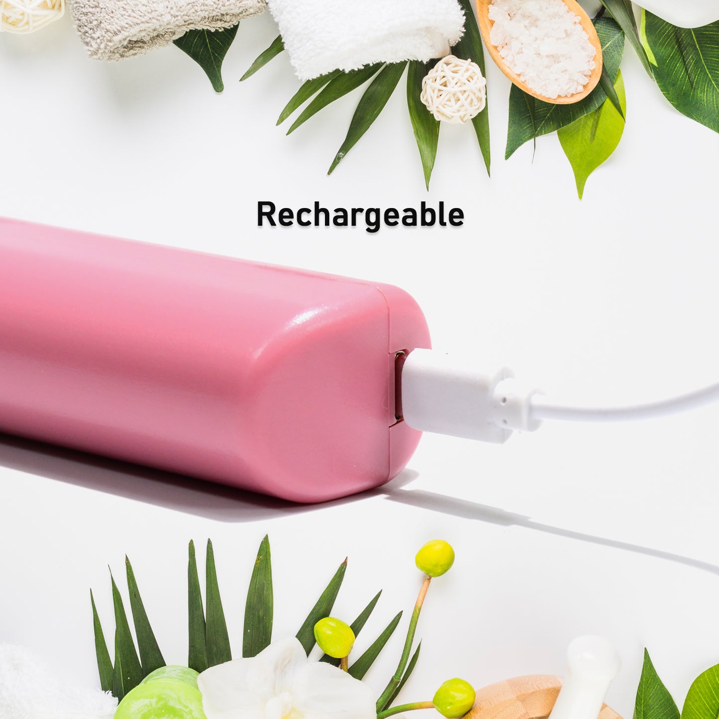 Rechargeable Mini Hair Straightener – Travel Portable USB Charging Cordless Hair Straightener Brush with Three Temperature Adjustments and Flat Iron Comb (1 Pc)