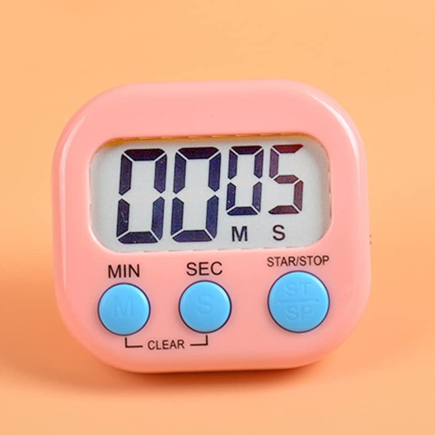 Digital Kitchen Timer with Large LCD Display Countdown and Stopwatch Timer for Cooking, Baking, Study, Office, Workout and Classroom (1 Pc)