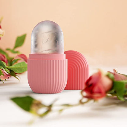 Beauty Ice Roller for Face Massager and Eye Reusable Silicone Facial Roller