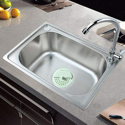 Drain Cover Round Rubber Anti-Odor Floor Drain Cover Bathroom Hair Catcher Kitchen Sink Filter and Bath Plug (1 Pc)
