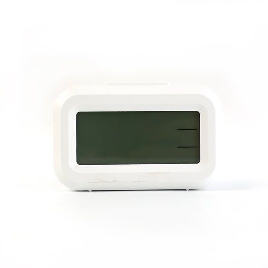 Modern Digital LED Alarm Clock with Temperature Display and Night Light Battery Operated Smart Table Clock for Bedroom, Office, Study Table and Travel