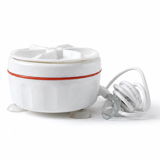 Portable Mini Electric Washing Machine for Small Clothes Socks and Undergarments Compact Laundry Washer with Drain Outlet for Home Travel and Hostel Use (1 Pc)