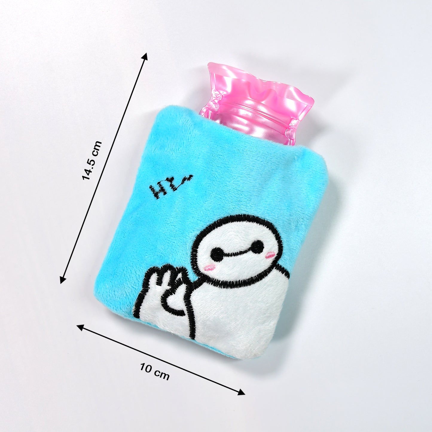 Blue Baymax Small Hot Water Bag with Soft Cover
