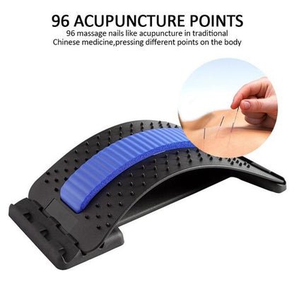Multi-Level Back Stretcher Posture Corrector Device for Back Pain Relief and Lumbar Support