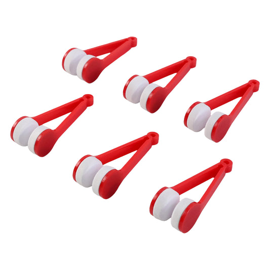 6 Pcs Portable Eyeglass & Sunglass Lens Cleaner Tool – Microfiber Soft Pads for Scratch-Free Cleaning | Double-Sided Compact Glasses Cleaner for Daily Use