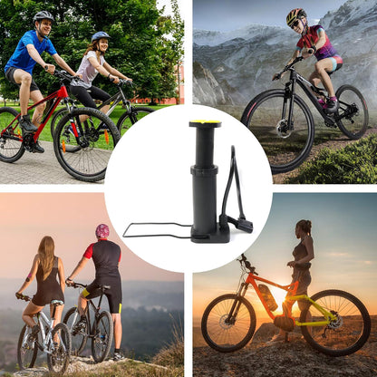 Mini Foot Pedal Air Pump for Car, Bike, and Sports Equipment – Portable High-Pressure Manual Air Pump with Flexible Hose, Compact Foldable Design, and Durable Build for Easy Inflation