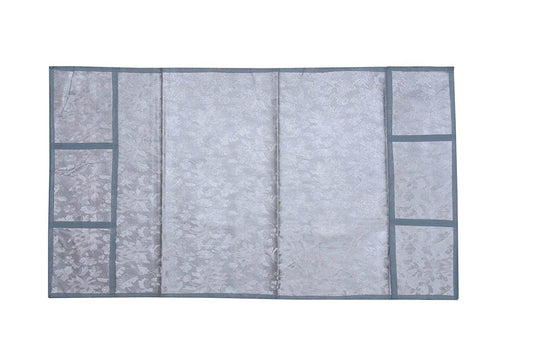 Decorative Refrigerator Top Cover Waterproof Fridge Mat with Storage Pockets Dust Proof PVC Fridge Cover (1 Pc)