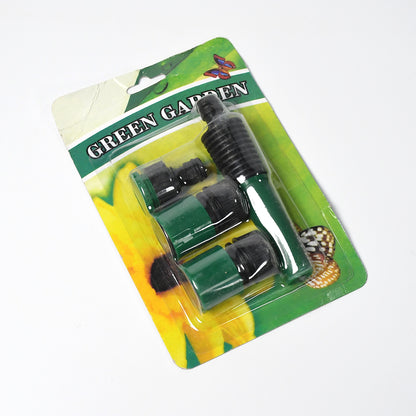 Garden Water Hose Pipe Tap Nozzle Connector Set Spray Nozzle Hose Lock Adapter Fitting Kit for Garden Car Washing (1 Set)