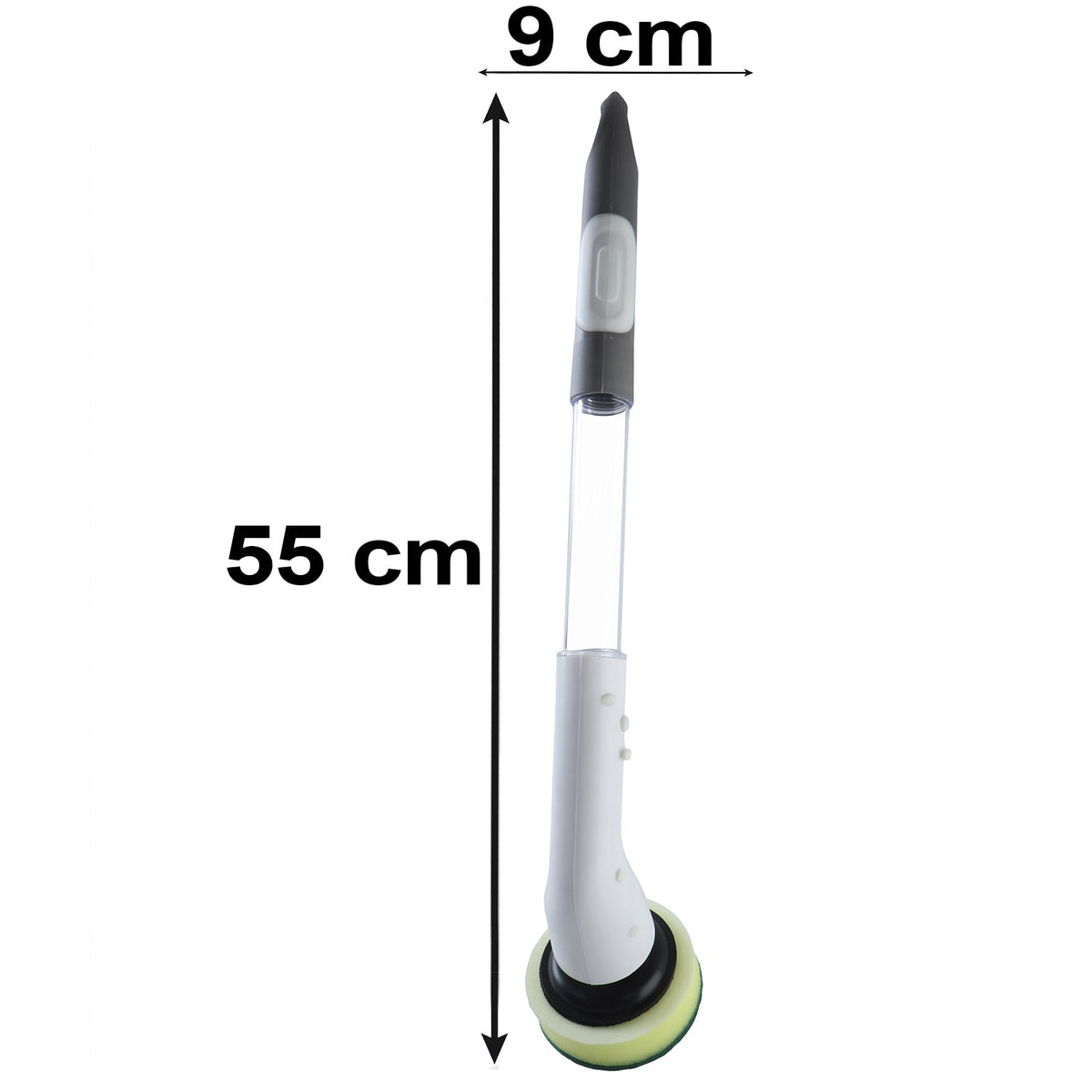 Multi Function Plastic Cleaning Brush Set with Long Handle and Interchangeable Heads for Bathroom, Kitchen and Home