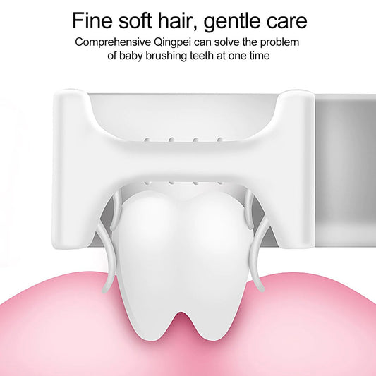Star U Shape Silicone Manual Toothbrush for Kids Soft Bristle Teeth Cleaning Brush Gentle Oral Care Toothbrush for Children (1 Pc)