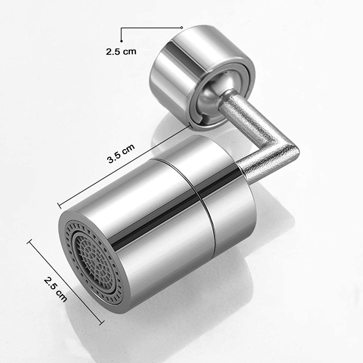 Splash Filter Faucet Sprayer Head | 360° Rotating Sink Tap Attachment (1 Pc)