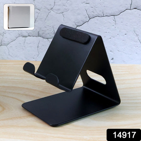Universal Mobile and Tablet Stand Holder – Adjustable Desktop Phone Dock with Anti-Slip Base and Durable Metal Frame (1 Pc)