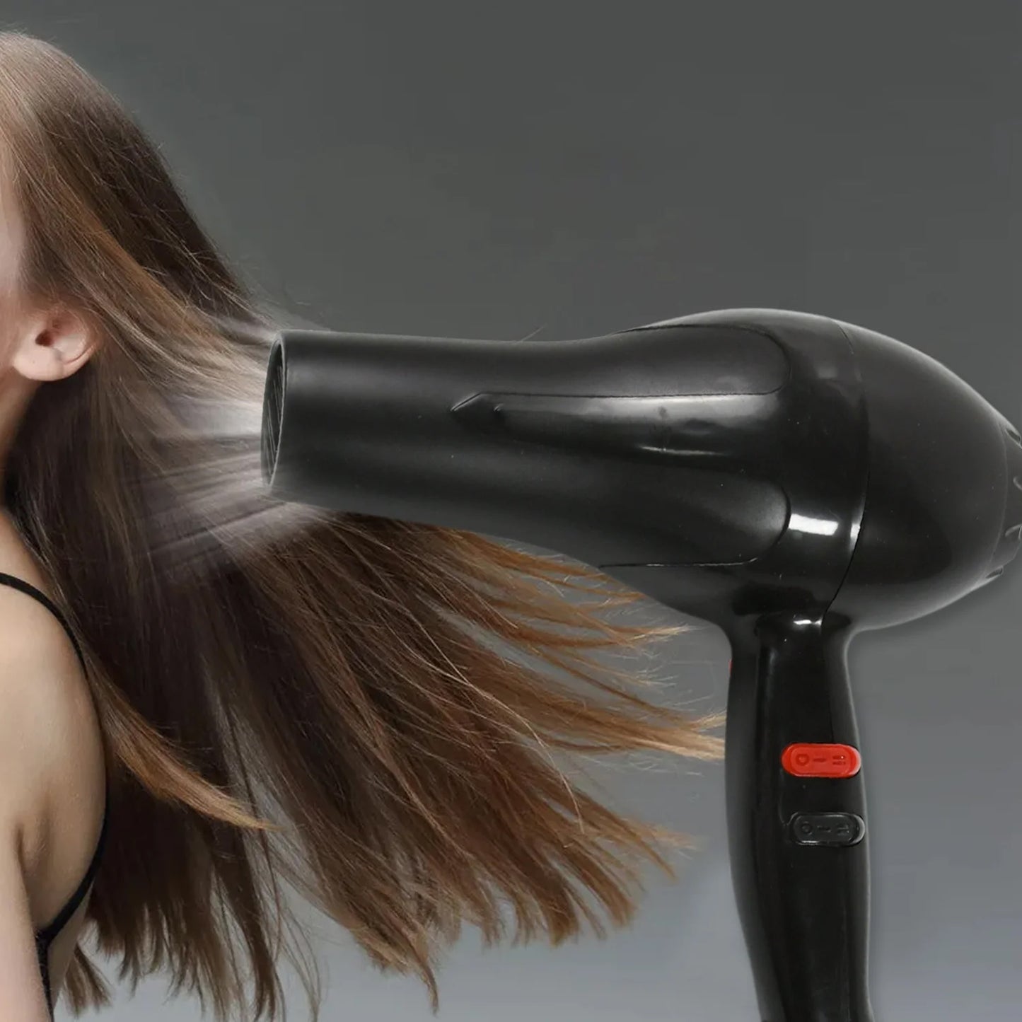 Professional Multi Purpose Hair Dryer 1800W with 2 Speed Settings and 3 Heat Levels for Salon and Home Hair Styling