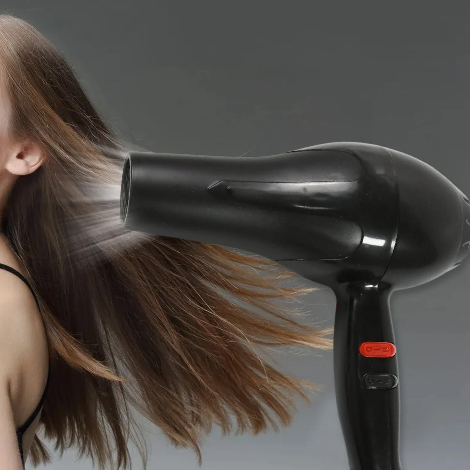 Professional Multi Purpose Hair Dryer 1800W with 2 Speed Settings and 3 Heat Levels for Salon and Home Hair Styling