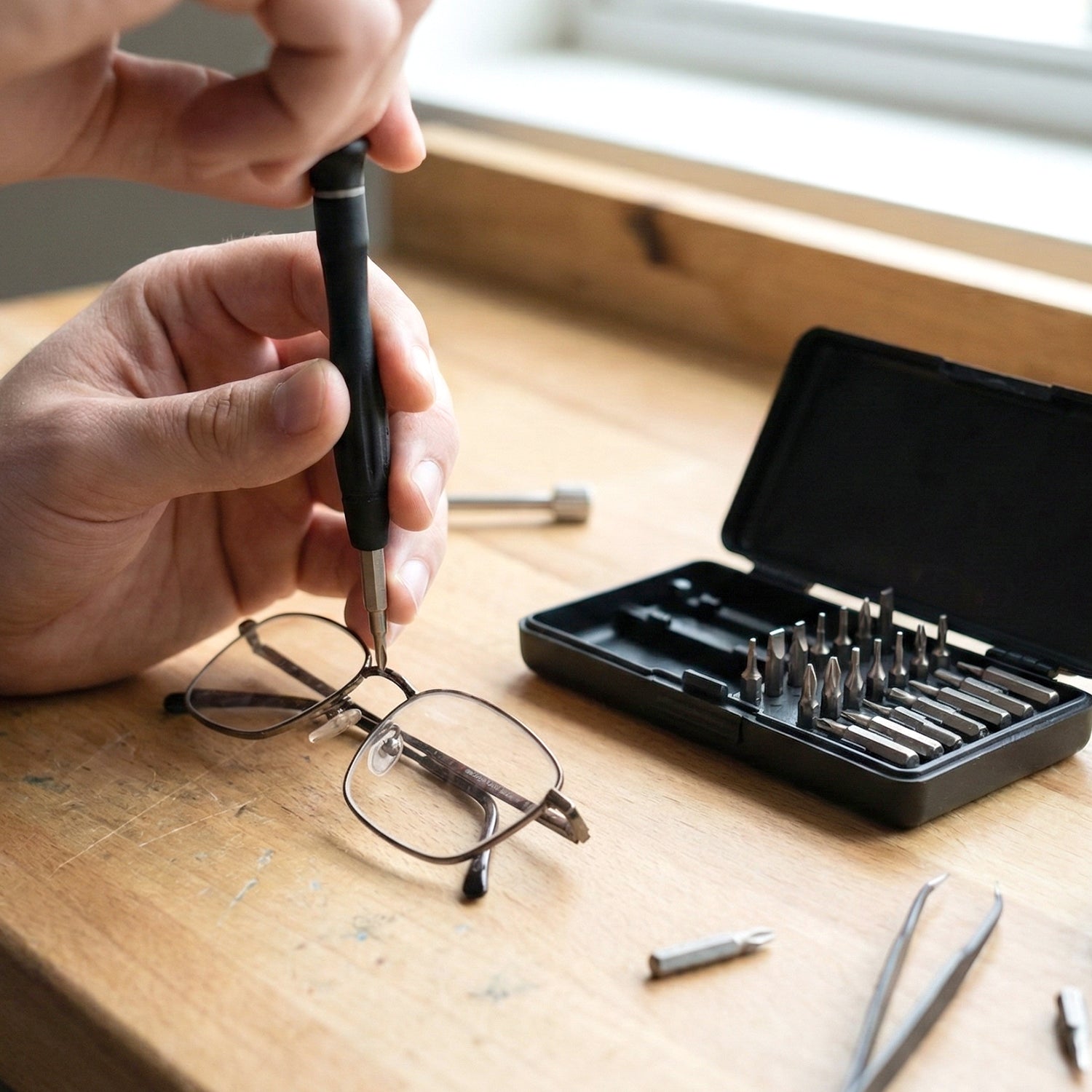 24 in 1 Precision Screwdriver Tool Kit Medium – Compact Mini Repair Set with Interchangeable Bits