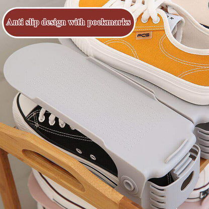 Adjustable Folding Shoe Slots Organizer