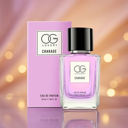 OG Luxury Charade Eau De Parfum Long Lasting Premium Unisex Perfume with Elegant Sophisticated Fragrance Notes (50ml)
