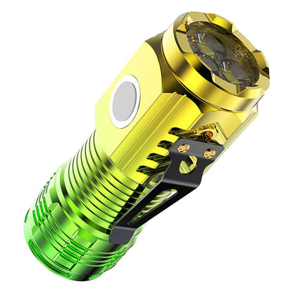 Usb Chargeable Mini 3 Led Flashlight Torch Light (1 Pc)