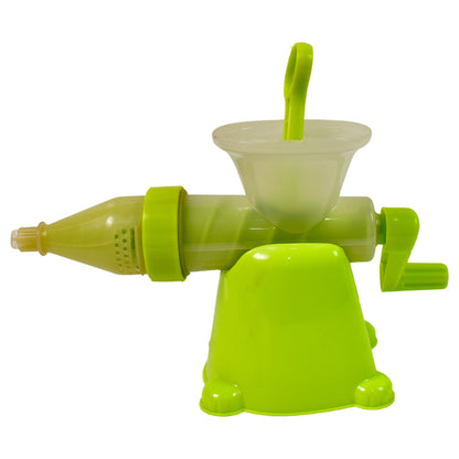 Multifunction Manual Fruit and Vegetable Juicer with Metal Handle, Non-Electric Plastic Juice Extractor for Orange, Sweet Lime, Watermelon, Tomato and Soft Fruits (1 Pc, Bowl Not Included)