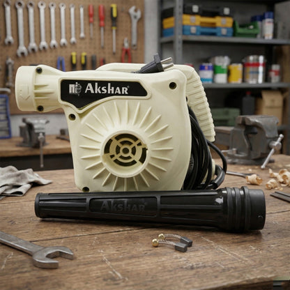 Akshar AI0040 850W Electric Air Blower High Power Dust Cleaning Machine for Computer, Home, Office, Workshop and Garden Cleaning
