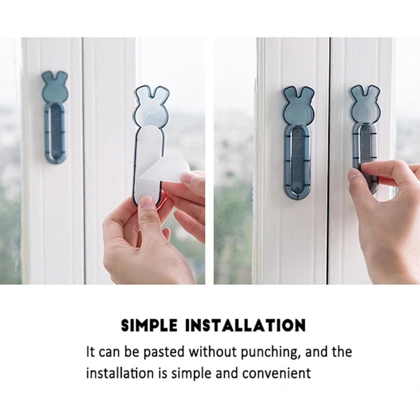 Self Stick Push Pull Helper – Instant Cabinet Knobs and Drawer Auxiliary Handle – Stick On Handles for Kitchen Cabinets, Sliding Doors, Windows, Wardrobes and Drawers – Strong Adhesive, No Drill, Reusable (2 Pc)