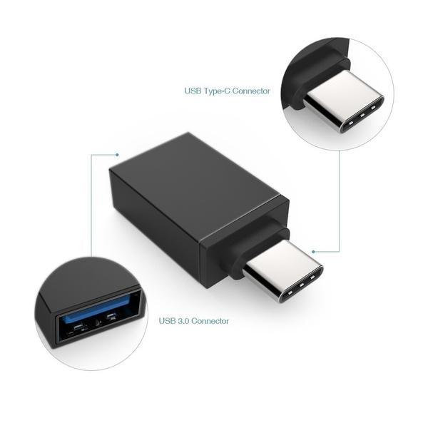 Type-C OTG Adapter – USB Type-C to Micro USB Converter for Fast Charging &amp; High-Speed Data Transfer | Plug & Play Compact Adapter (1 Pc)