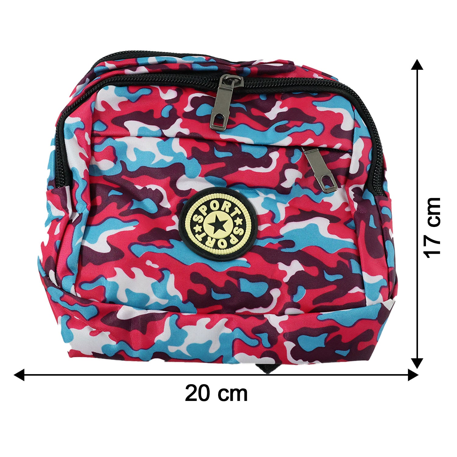 Stylish Multi-Purpose Waist Bag and Crossbody Sling Pouch with Adjustable Strap and Secure Zipper Compartments