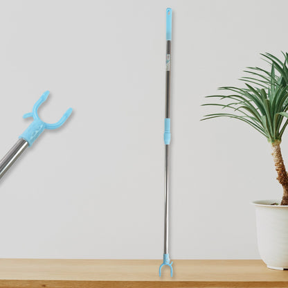 Reach Stick Pole with Hook Adjustable Telescopic Clothes Hanging Pole for Closet, Laundry and Ceiling Use (1 Pc | 1 Meter)