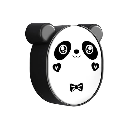 Plastic Cute Panda Soap Box – Wall Mounted Flip Top Drain Soap Case with No Drill Installation for Bathroom, Kitchen and Wash Basin (1 Pc)