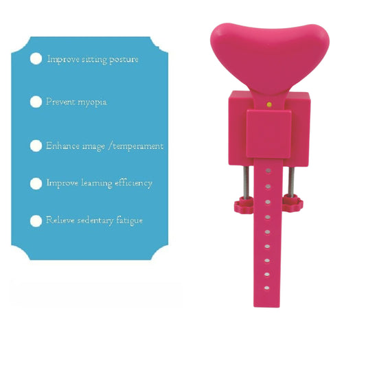 Kids Adjustable Sitting Posture Corrector Desk Support Brace for Reading, Writing and Study Posture Training with Height Adjustable Clamp (1 Pc)