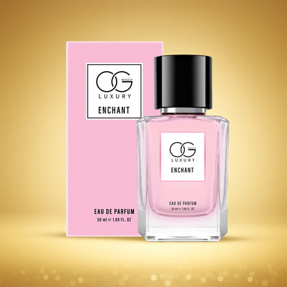 OG Luxury Enchant Eau De Parfum Long Lasting Premium Unisex Perfume with Elegant Sophisticated Fragrance Notes (50ml)