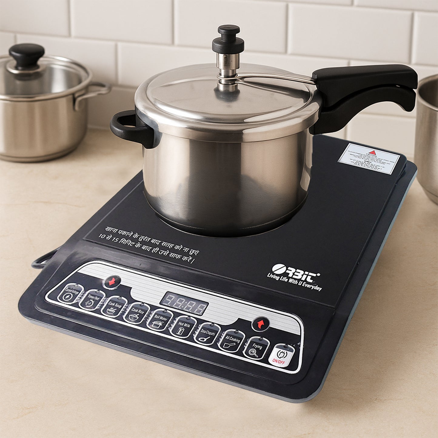 Orbit 2000W Digital Induction Cooktop/ Stove with Touch Control Panel & Multiple Cooking Modes