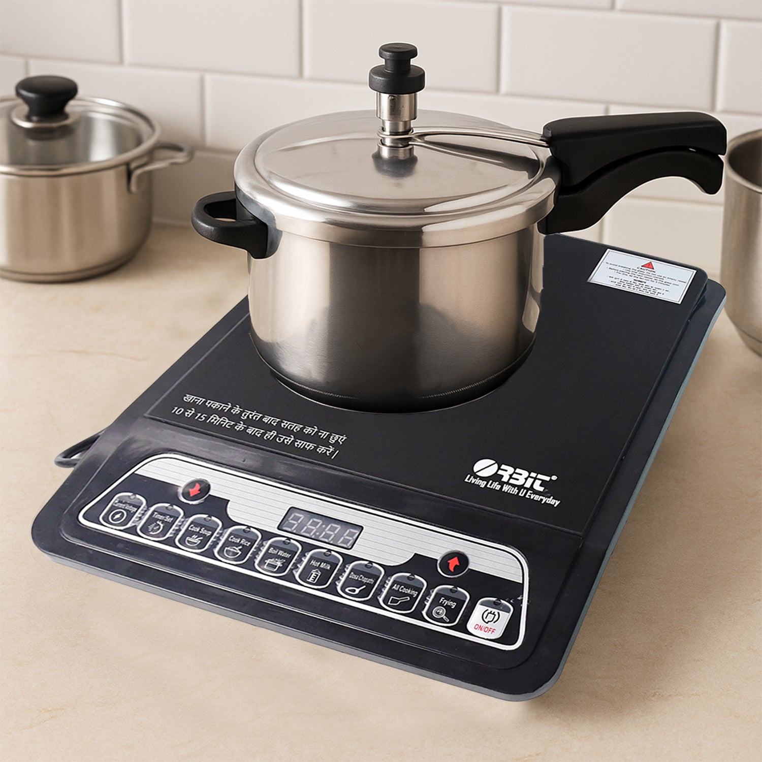 Orbit 2000W Digital Induction Cooktop/ Stove with Touch Control Panel & Multiple Cooking Modes