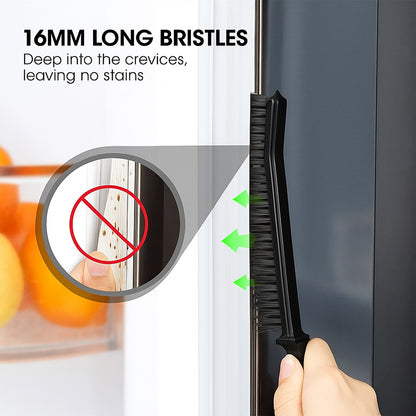 2-Piece Long Handle Corner Cleaning Brush Set | Deep Cleaning Brush for Tile Joints, Floor Edges &amp; Hard-to-Reach Areas