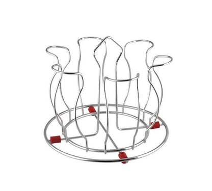 Stainless Steel Wine Glass Holder Rack, Hanging Stemware Organizer for Kitchen, Home Bar, Restaurant, Pub and Under Cabinet Glass Storage
