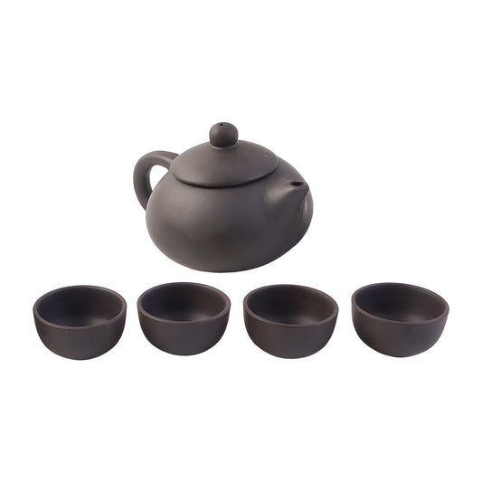 Oriental Style Tea Brewing & Serving Set for Home, Gifting, Office & Relaxation Rituals (5-Piece Set)