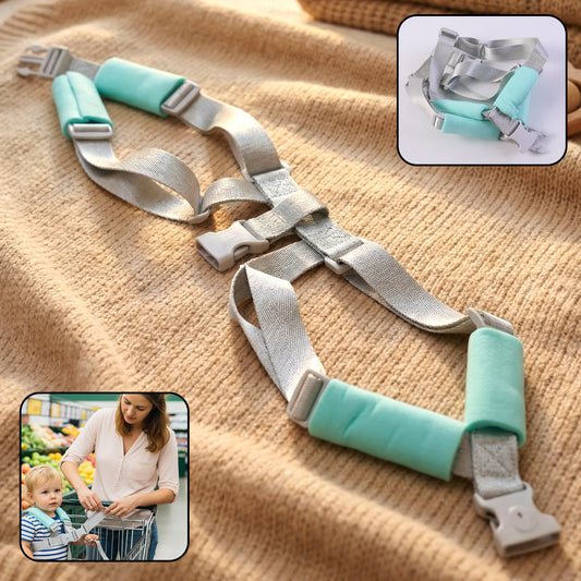 Adjustable Baby Safety Harness Support Belt with Soft Padded Straps for Toddlers and Kids – Child Walking Assistance and Anti-Fall Safety Belt for Shopping, Outdoor Walking and Home (1 Pc)