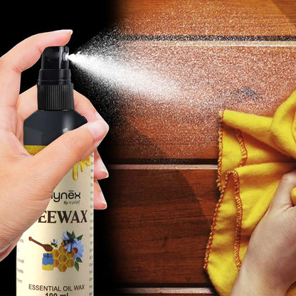 Shynex Bee Wax Essential Oil Spray 100ml | Wood and Furniture Polish, Leather Care and Multi-Purpose Surface Protector
