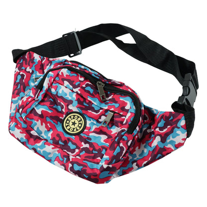 Stylish Multi-Purpose Waist Bag and Crossbody Sling Pouch with Adjustable Strap and Secure Zipper Compartments