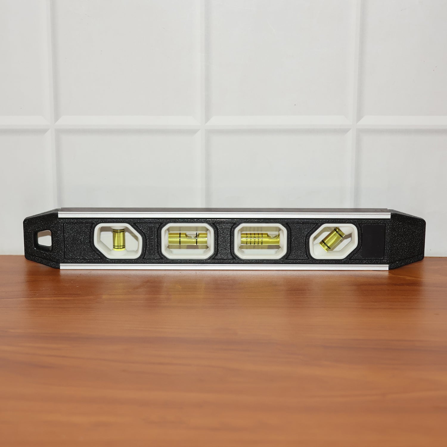 Professional Aluminum Spirit Level Measuring Tool – Heavy-Duty 3 Bubble Vial Level Gauge for Construction, Carpentry and DIY Projects
