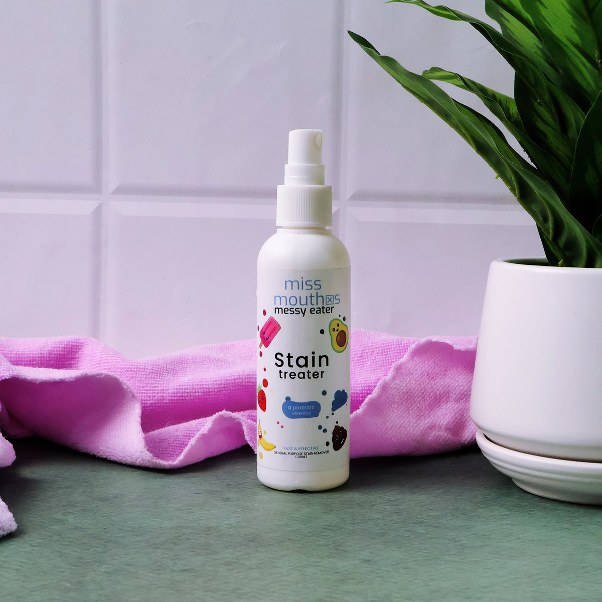 Fabric and Surface Stain Remover Spray 120ml | Quick-Action Stain Cleaner for Clothes, Upholstery, Sofa and Household Fabrics