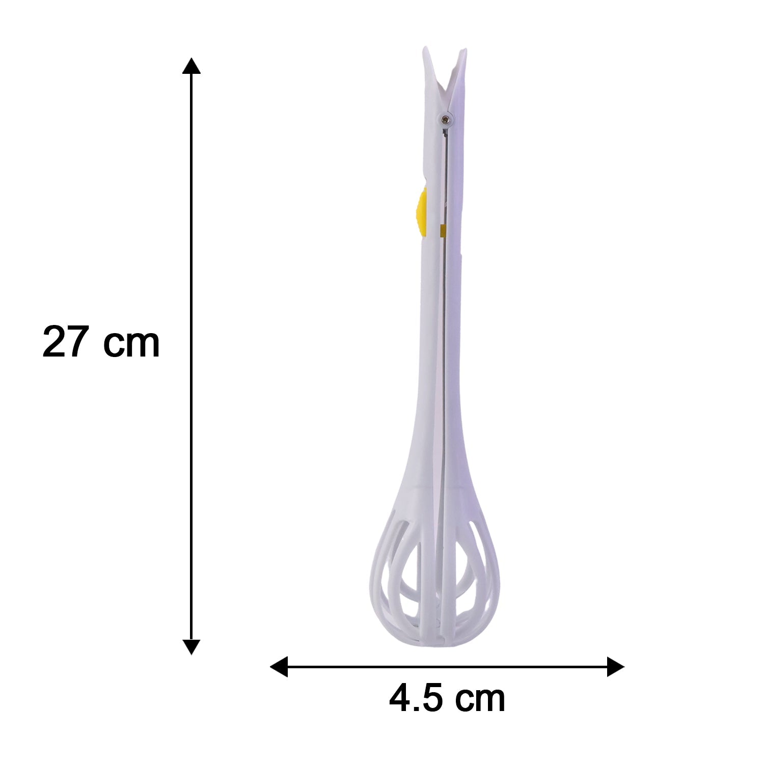 Manual Egg Beater Food Grade Plastic Hand Whisk and Noodle Grabber for Eggs Cream Batter Mixing Baking Cooking Pasta and Kitchen Use (1 Pc)