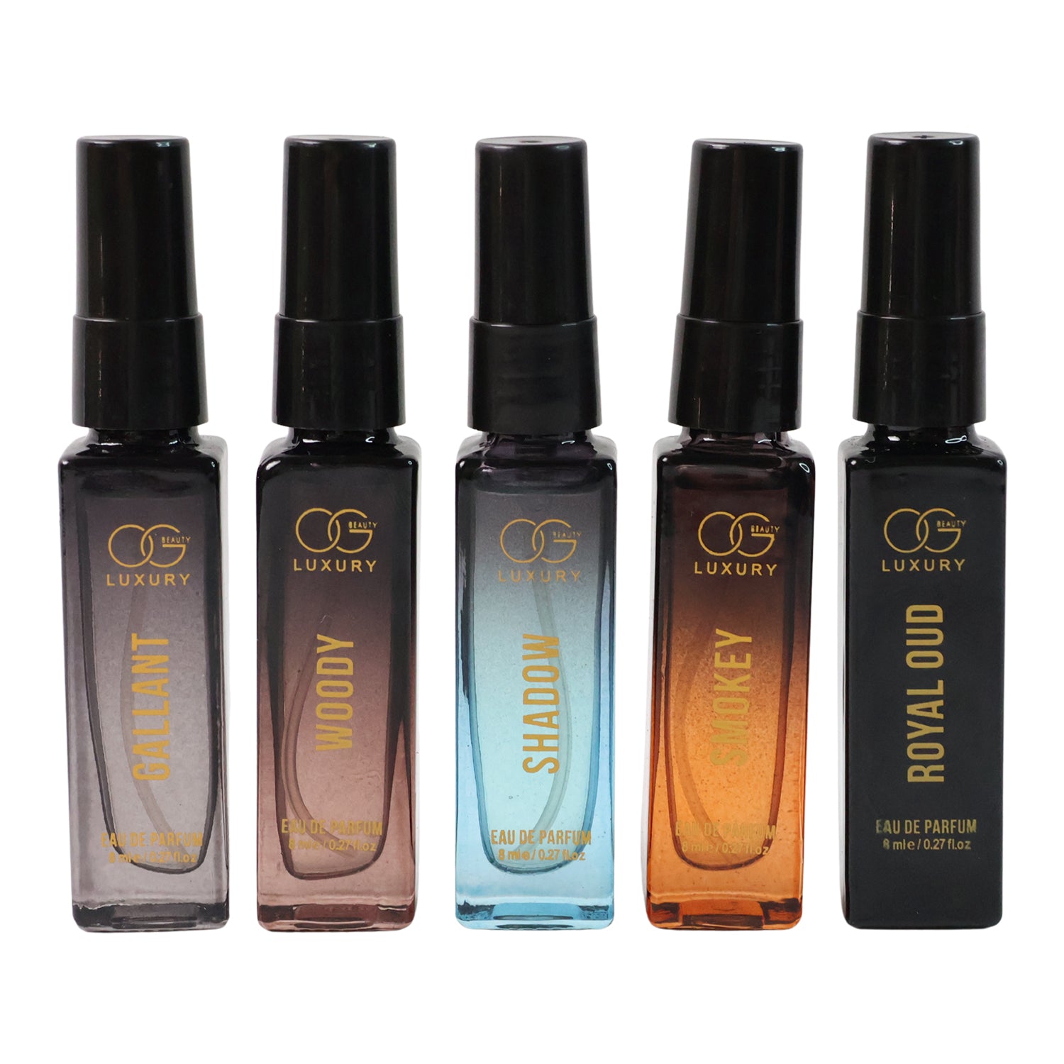 Og Beauty Luxury Perfume Combo Pack (8 Ml 5 Pc)