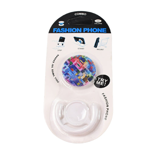 Fashion Design Pop-Up Mobile Phone Grip Holder – Flower Pop Clip Phone Stand & Grip (1 Pc)