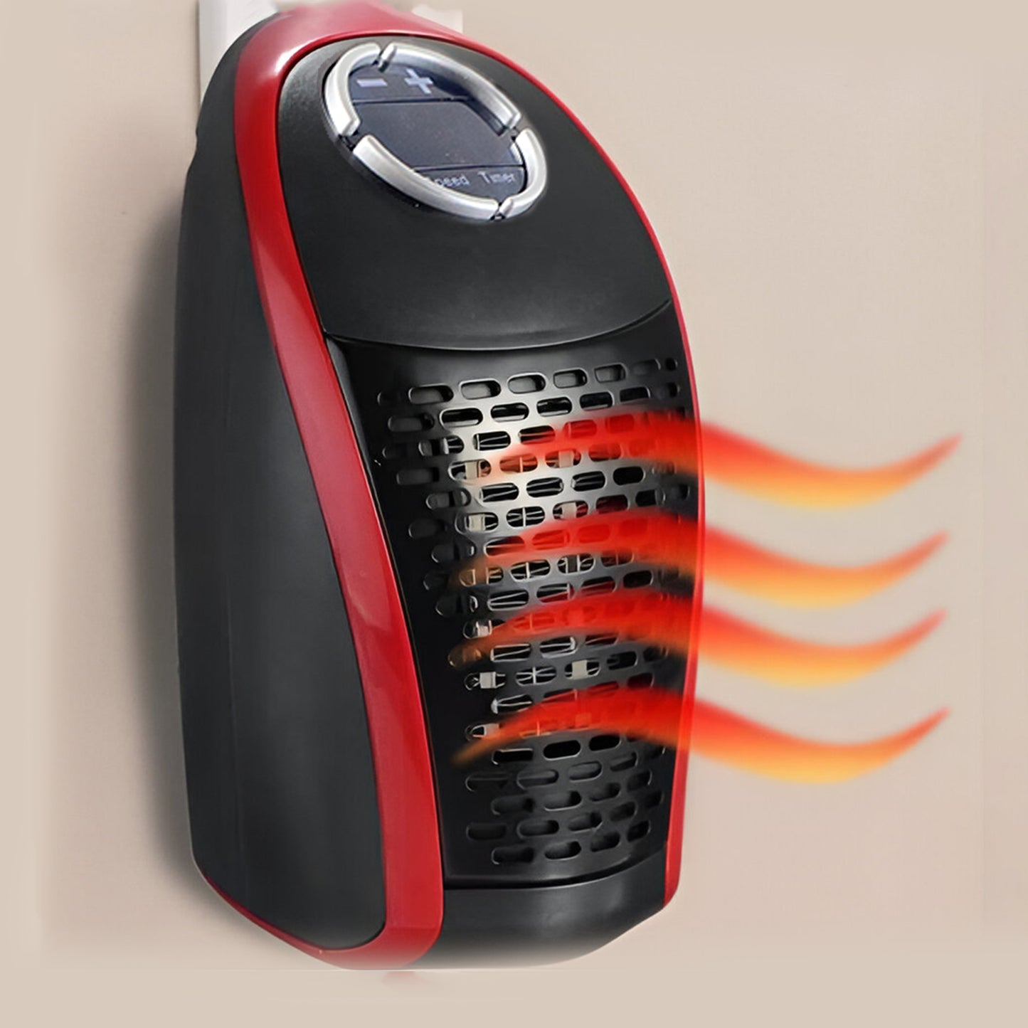 Wonder Warm 400W Wall Plug Room Heater with Remote Control – Compact Personal Space Heater (1 Pc)